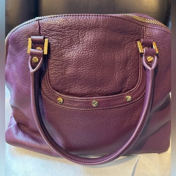 Tory Burch Amanda Purple Leather with COA - Picture 6 of 16